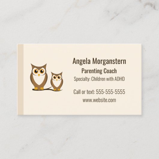 Elterntrainer Visitenkarte (Vorderseite)