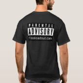Elternwarnung T-Shirt (Rückseite)