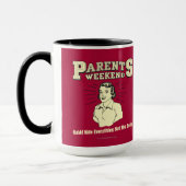 Elternwochenende: Alles verbergen Tasse (Links)