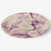 Elternzeit Pappteller (Schrägansicht)