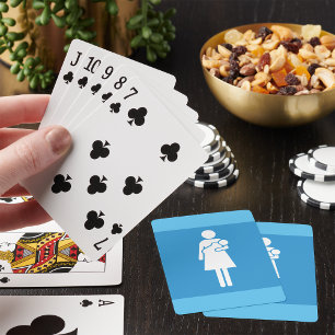 Elternzimmer Schild Spielkarten