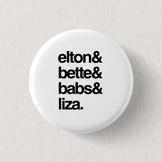 Elton Bette Babs und Liza Button (Vorderseite)