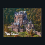 Eltz Castle, Deutschland Postkarte<br><div class="desc">Diese einzigartige Reise-Postkarte zeigt ein Foto der atemberaubenden Eltz-Burg in Deutschland. Sie sind eingeladen,  alle verfügbaren Optionen nach Ihren Wünschen anzupassen.</div>