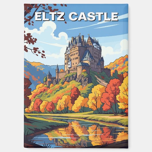 Eltz Castle Germany Travel Magnet (Vorderseite)