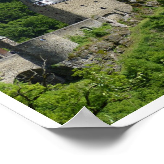 Eltz Castle, Wierscheim, Deutschland Poster (Ecke)