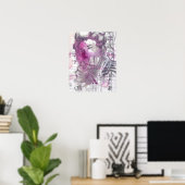 Elusive Beauty - Geisha Print Poster (Heimbüro)