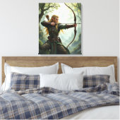 Elven Archer of the Woodland Realm Leinwanddruck (Insitu (Schlafzimmer))