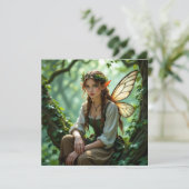 Elven Fairy Magical Enchanted Forest Karte (Stehend Vorderseite)