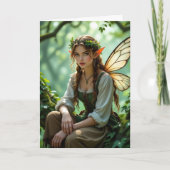 Elven Fairy Sending Magic Your Way Karte (Vorderseite)