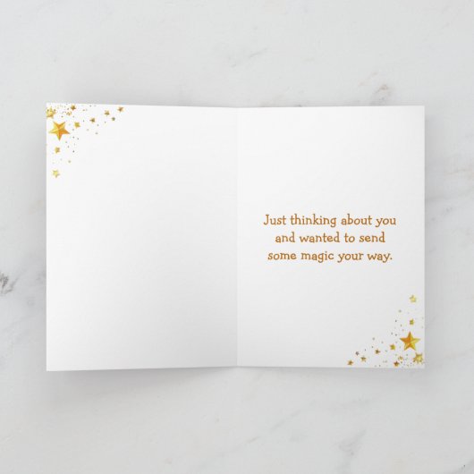 Elven Fairy Sending Magic Your Way Karte (Innenseite)