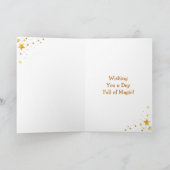 Elven Fairy with Ukulele | Personalized Birthday Karte (Innenseite)