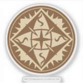 Elven Flag Aufkleber (Vorderseite)