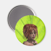 Elven Girl Magnet (Vorderseite/Rückseite)