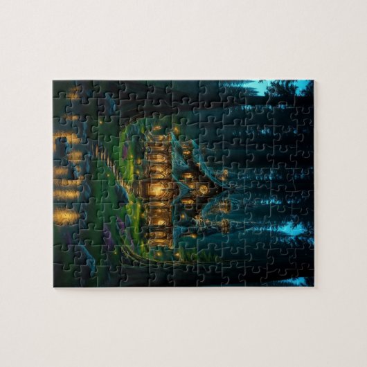 Elven Glade Castle Jigsaw Puzzle (Horizontal)