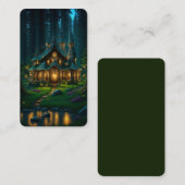 Elven Glade Castle Lesezeichen Visitenkarte (Vorne/Hinten)