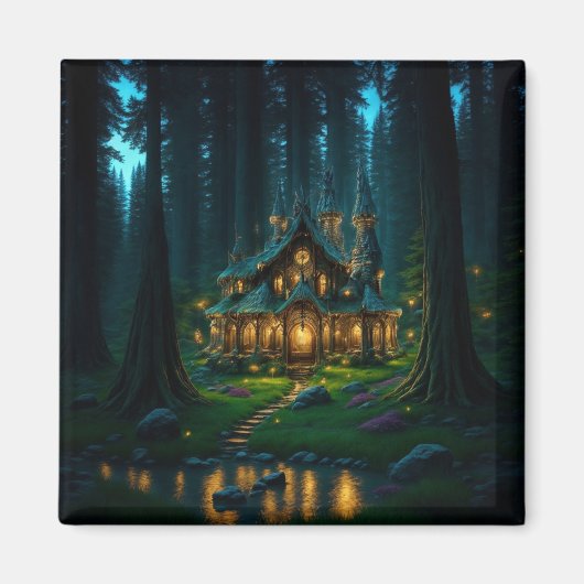 Elven Glade Castle Magnet (Vorne)