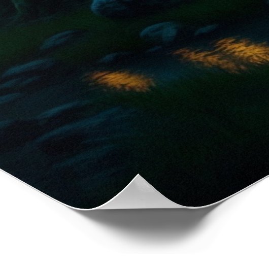 Elven Glade Castle Poster (Ecke)