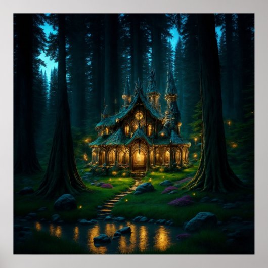 Elven Glade Castle Poster (Vorne)