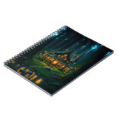 Elven Glade Castle Spirale Notebook Notizblock (Linke Seite)