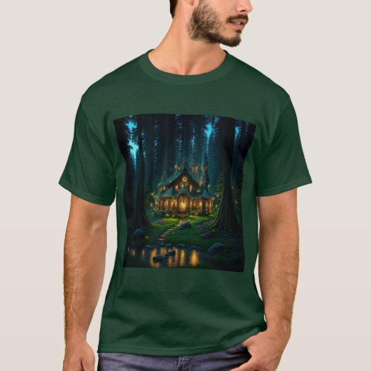 Elven Glade Castle T - Shirt (Vorderseite)