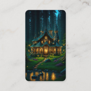 Elven Glade Schloss Lesezeichen Visitenkarte