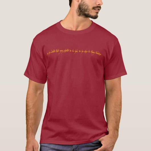 Elven goldene Regel T-Shirt (Vorderseite)