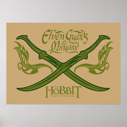 Elven Guards of Mirkwood Movie Icon Poster (Vorne)