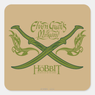 Elven Guards of Mirkwood Movie Icon Quadratischer Aufkleber