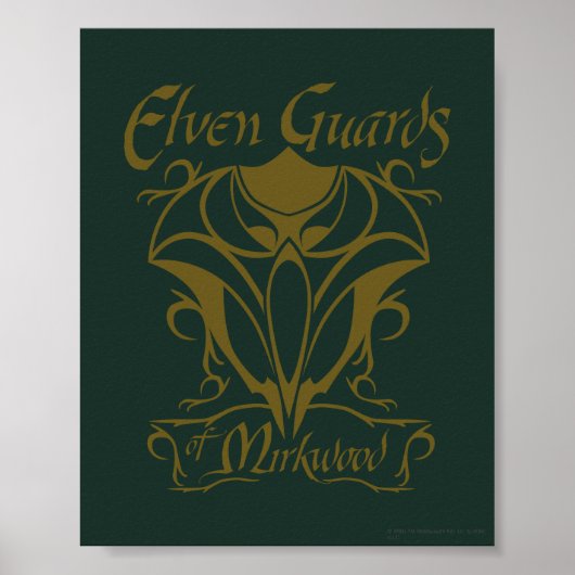 Elven Guards of Mirkwood Name Poster (Vorne)