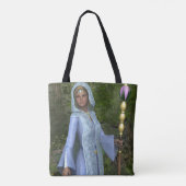 Elven Maiden All-over-Print-Tote-Tasche Tasche (Rückseite)