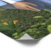 Elven Maiden Fantasy Kunstmuseum Poster (Ecke)