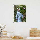 Elven Maiden Fantasy Kunstmuseum Poster (Küche)