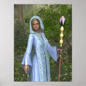 Elven Maiden Fantasy Kunstmuseum Poster (Vorne)