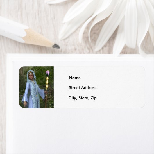 Elven Maiden in Blue (Insitu)