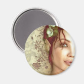 Elven Princess Fantasy Art Magnet (Vorderseite/Rückseite)