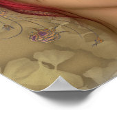 Elven Princess Fantasy Art Poster (Ecke)