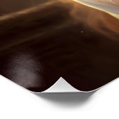 Elven Princess in White Lace Dress Poster (Ecke)