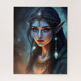 Elven Princess Jigsaw Puzzle - Mystical Fantasy Ar