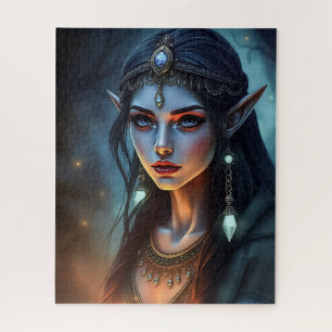 Elven Princess Jigsaw Puzzle - Mystical Fantasy Ar