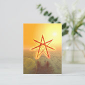 Elven Star 01 Postkarte (Stehend Vorderseite)