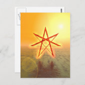 Elven Star 01 Postkarte (Vorne/Hinten)