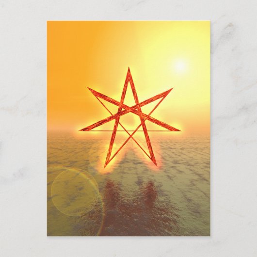Elven Star 01 Postkarte (Vorderseite)