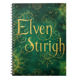 Elven Stirigh – Sigils in Green Notizblock