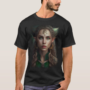 Elven Warrior Elf Prinzessin Fantasy Vintage Fee K T-Shirt
