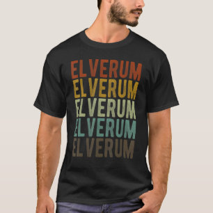 Elverum City Norwegen Retro T-Shirt