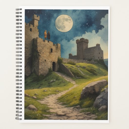 Elves Ancient Ireland Under the Night Sky Planner Planer (Vorderseite)