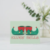 Elves' Bells Postkarte (Stehend Vorderseite)