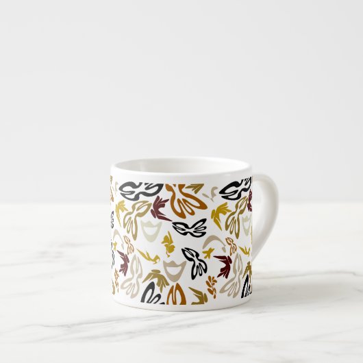 Elves, Butterflies and Masks 1 Espressotasse (Vorderseite Rechts)