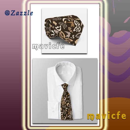 Elves, Butterflies and Masks 3 Krawatte