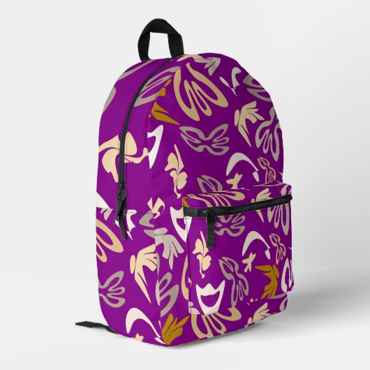 Elves, Butterflies and Masks 6 Bedruckter Rucksack (Rückseitige Ecke links)